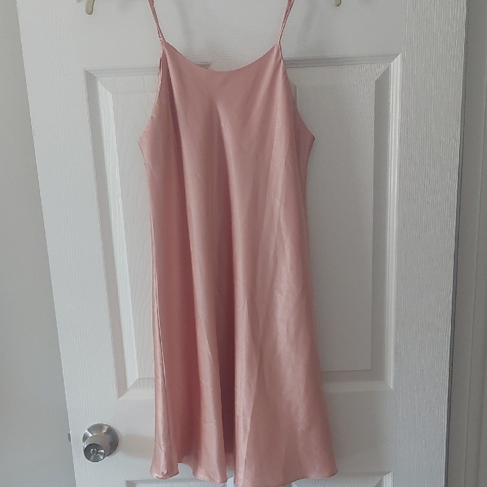 Pink Slip Dress